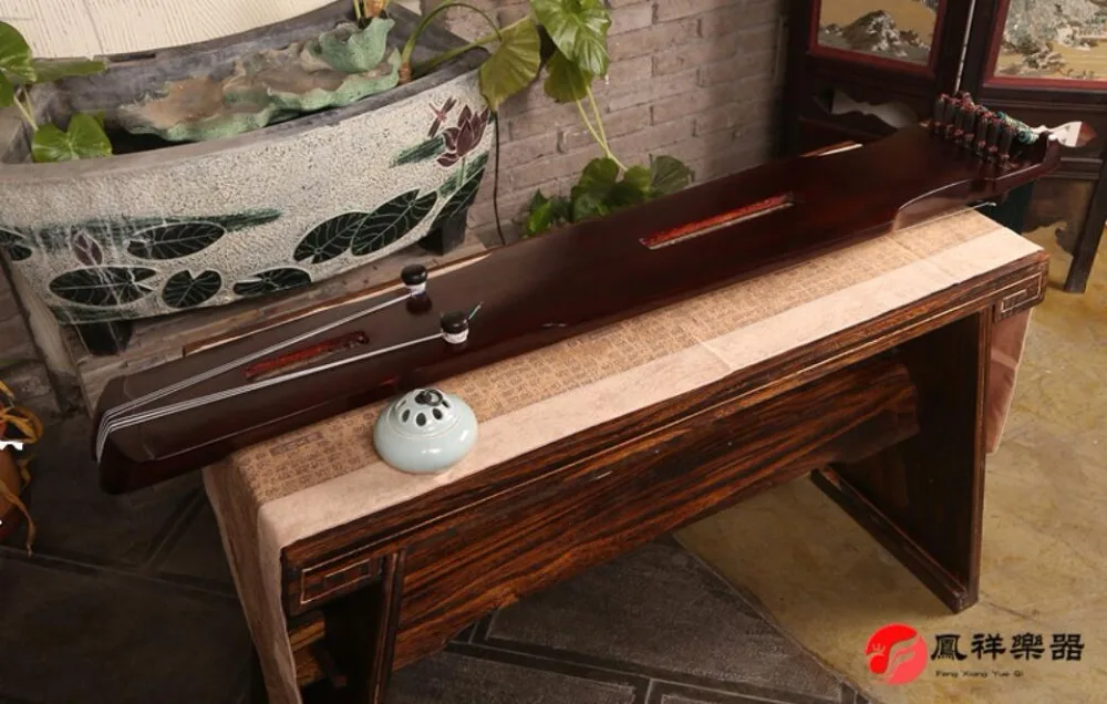 Китайские музыкальные инструменты guqin zhong ni типа Lyre 7 нитей старинный зитер