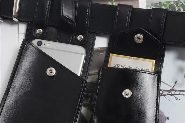 XITAO Women Cummerbunds Korea Fashion Dark Fashion New Concave Shape Street Shoot Multi Function Belt Pockets WBB4334