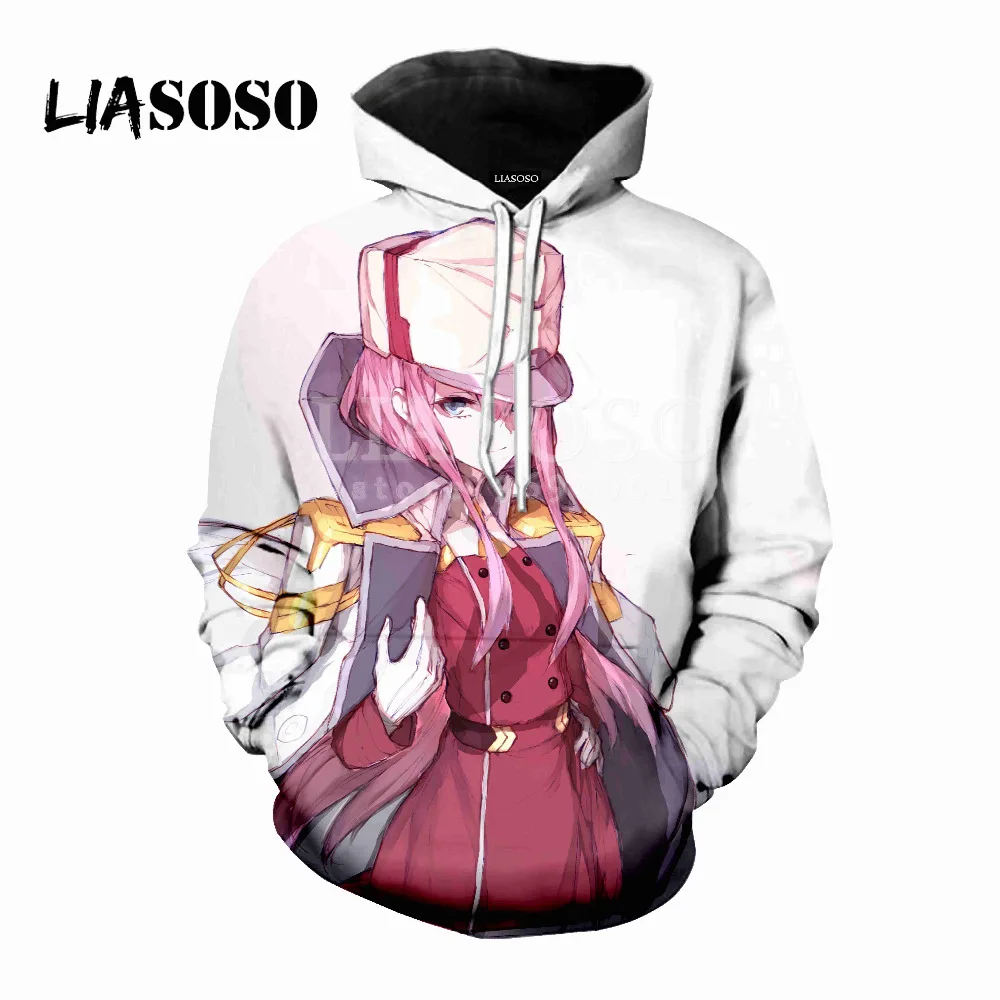LIASOSO 2018 новинка Лидер продаж аниме для девочек мультфильм ноль два 3D принт