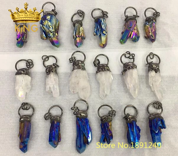 5 шт. гальванизированные Металлические колпачки кластер титановые кварцевые