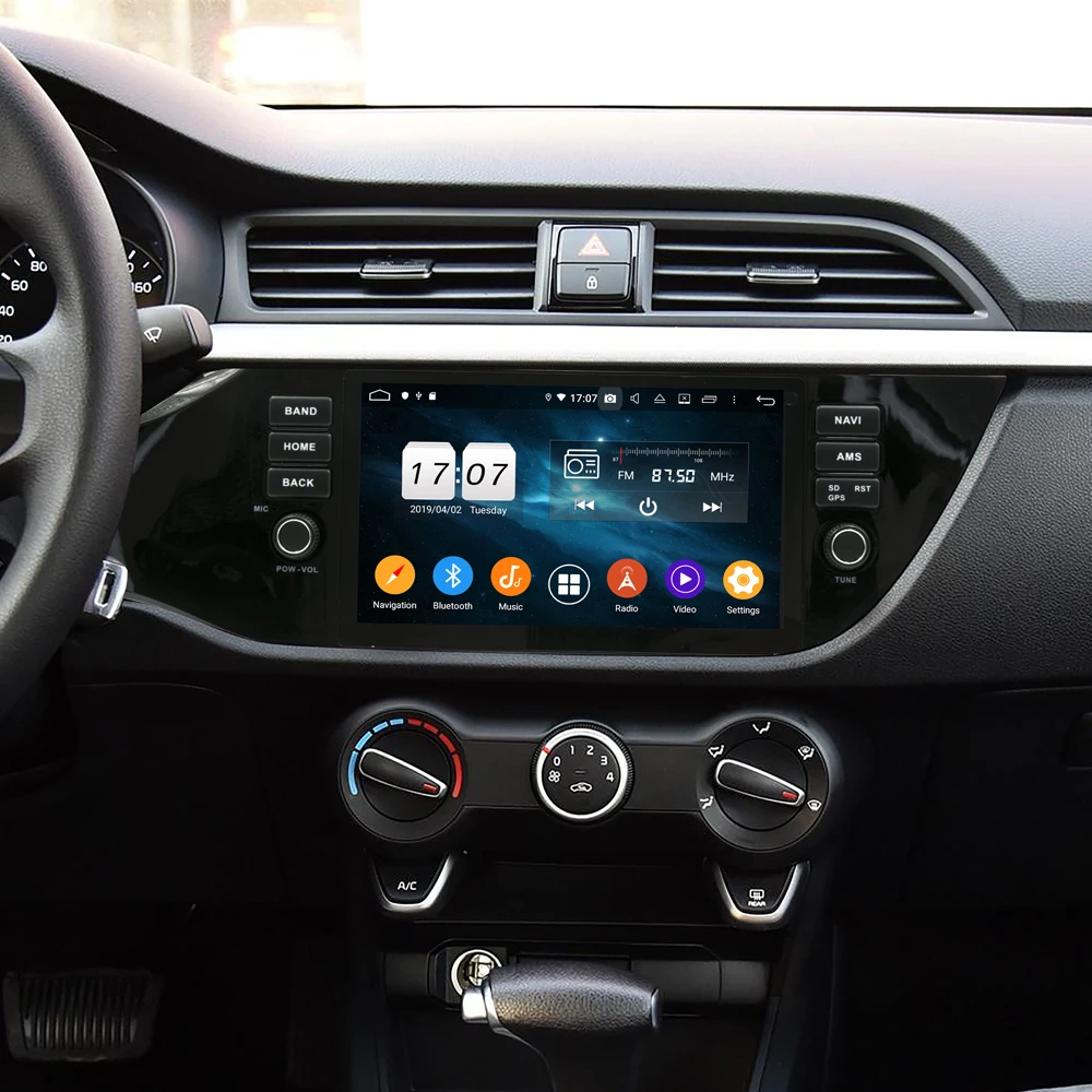 Автомагнитола Owtosin мультимедийный видеоплеер навигация GPS Android 9 0 для Kia K2/RIO 2017 2018