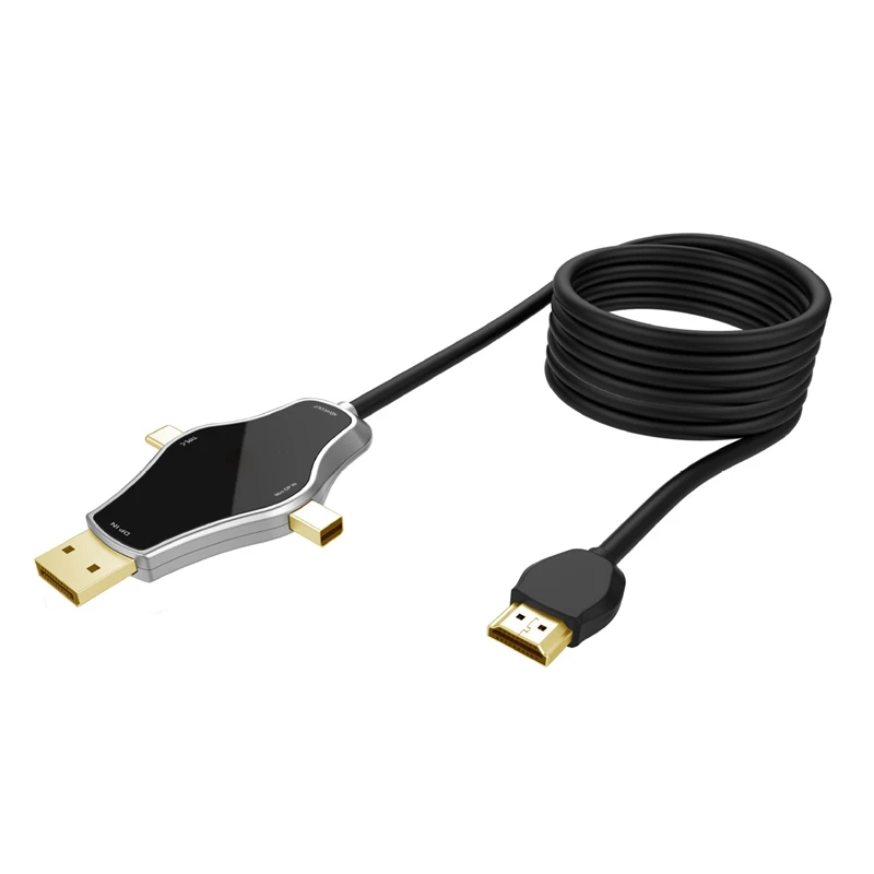 Многофункциональный конвертер 3 в 1 поддерживает 4K Usb3.1 Type C + Dp Mini на выход сигнала