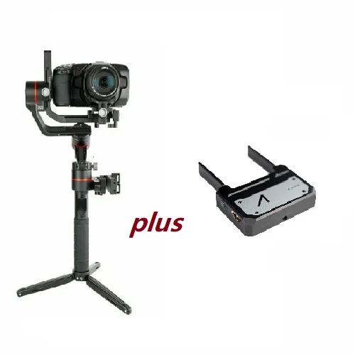 A1 and transmitter Accsoon A1 Pro 3-Axis Беспроводной 1080P передачи изображения ручной шарнирный стабилизатор для камеры GoPro для цифровой зеркальной камеры Камера DSLR Gimbal 3,6 кг грузоподъемность - Цвет: A1 and transmitter
