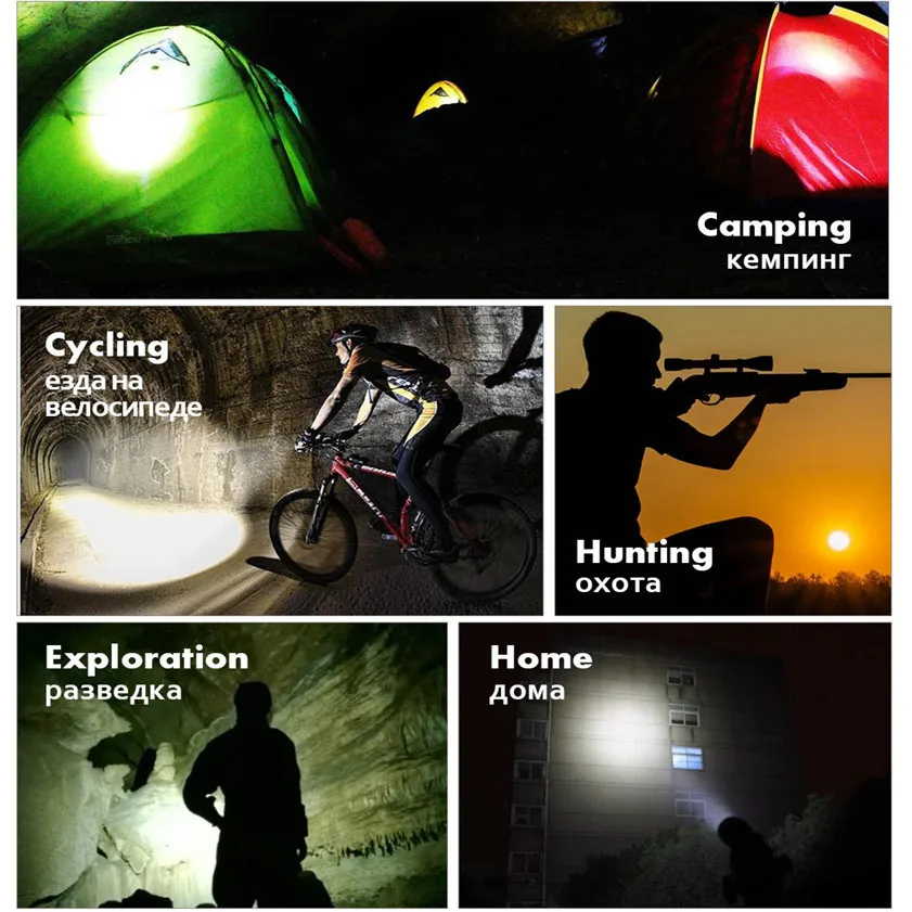 CREE XML T6 5000LM Тактический cree светодиодный фонарик масштабируемый | Освещение