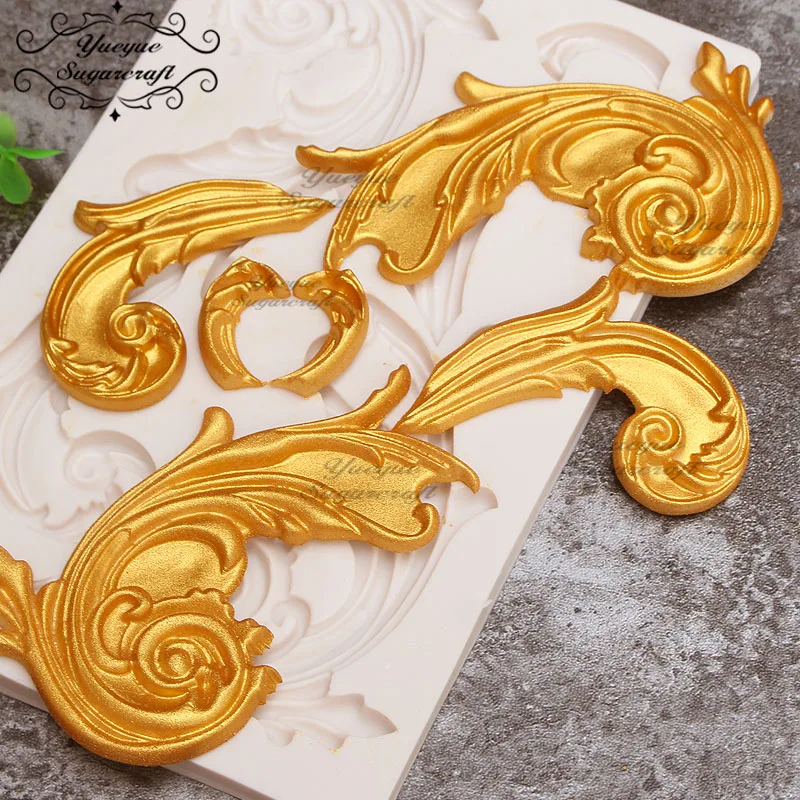 Yueyue Sugarcraft рамка силиконовая форма помадка инструменты для украшения торта