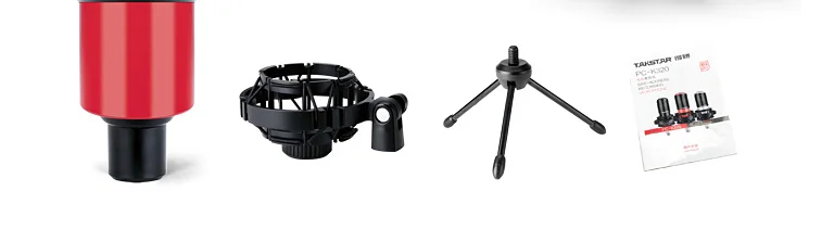 Takstar PC-K320 записывающий микрофон со значком upod pro звуковая карта и аудио кабели