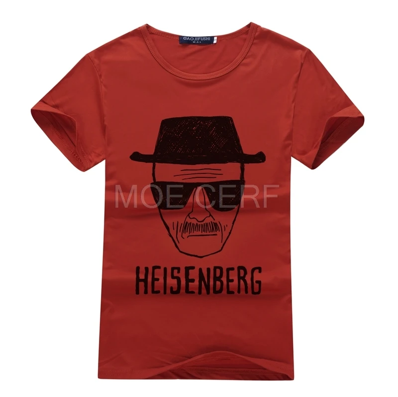 Модный чехол с принтом во все тяжкие футболки для мужчин Гейзенберг Camisetas Hombre