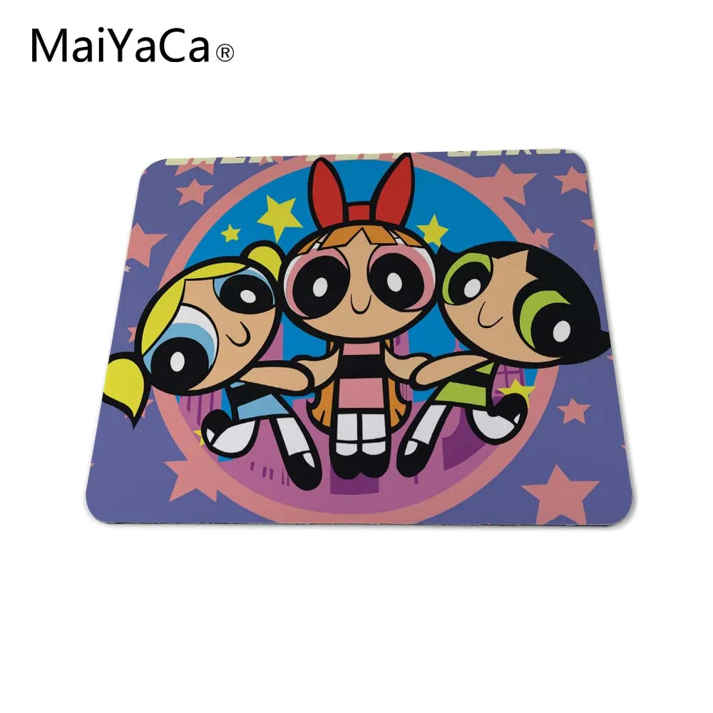 MaiYaCa индивидуальные роскошные печати красота японский Powerpuff девушки мышь коврик для оптических/трекбол мышь Прямая поставка услуги