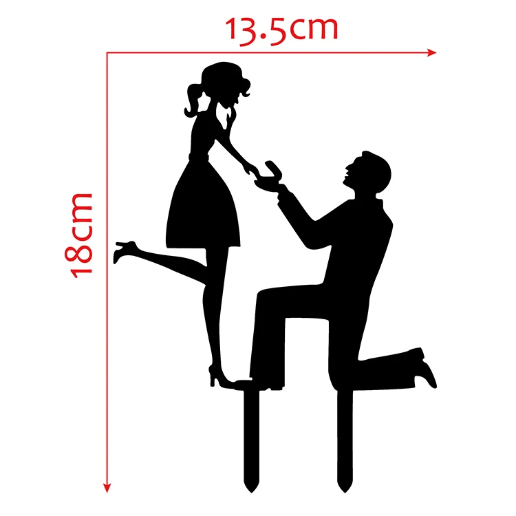 1 шт. акриловый свадебный торт флаг Топпер Mr & Mrs флажки для торта свадьбы юбилей