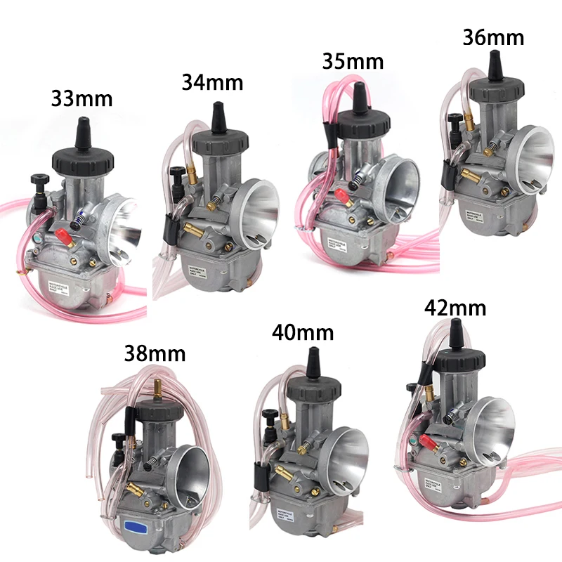 Alconstar-33 34 35 36 38 40 42 мм мотоцикл Keihin Карбюратор Carb 2 T/4 T Скутер ATV UTV внедорожный кафе гонщик питбайк 125CC-500CC