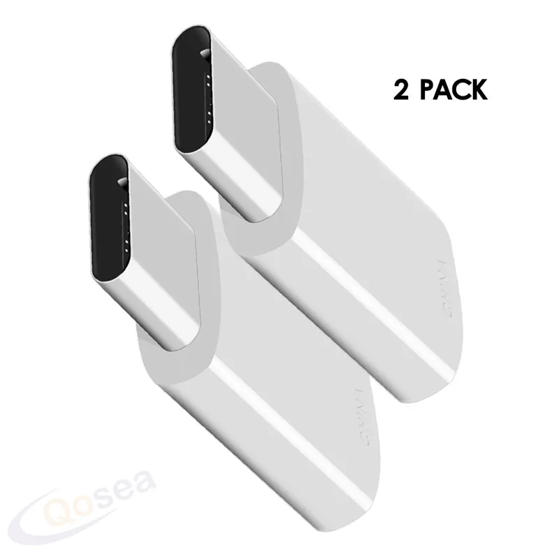 Qosea 2 упак. Тип C Quick Charge преобразует адаптер Вход Micro USB конвертер быстрого для