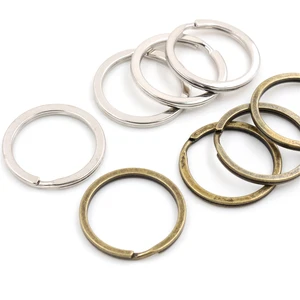 25 мм 10 шт.лот кольцо для ключей брелок с родиевым покрытием бронзового цвета кольцо для ключей оптовая продажа