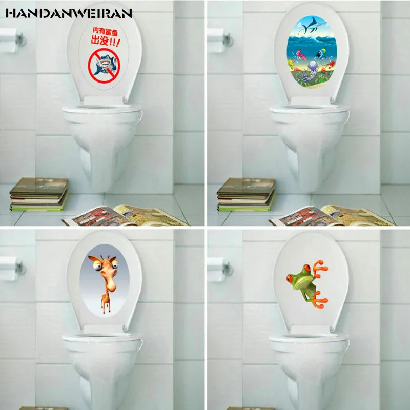 Взрывобезопасные наклейки с героями мультфильмов на стену изображением акул