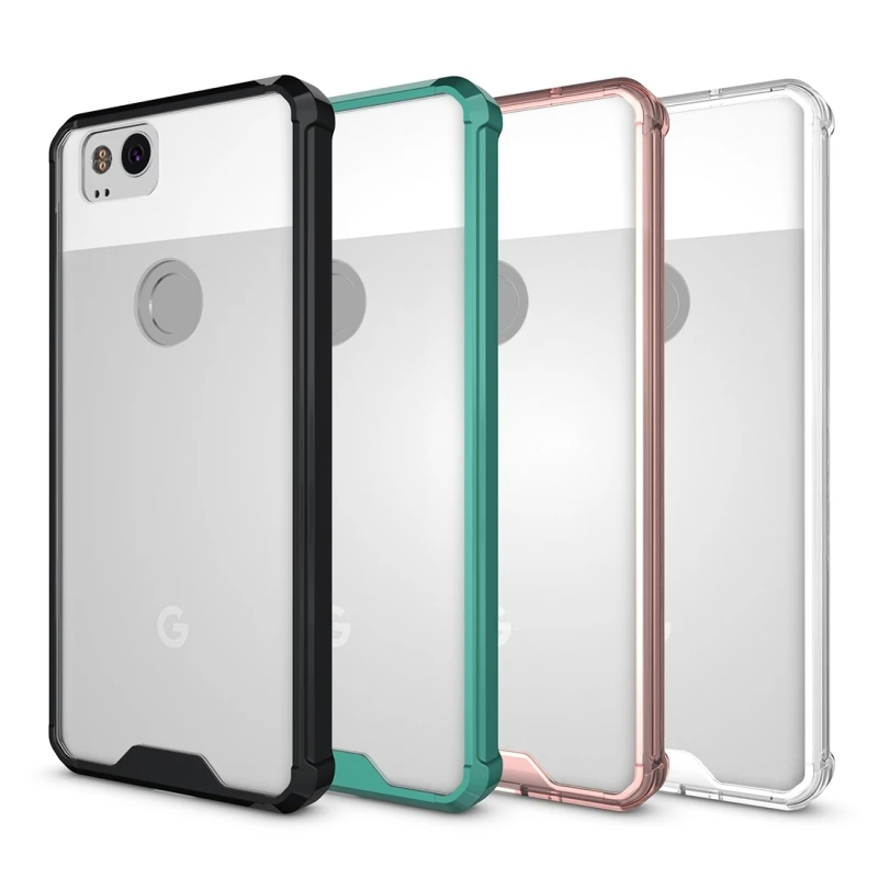 Для Google Pixel 2 XL чехол прозрачный противоударный Ультратонкий Мягкий ТПУ задняя