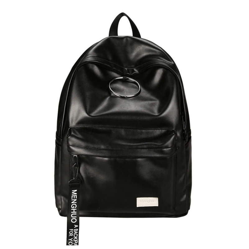 

Man PU Backpack Women School Bag Backpack Rose Embroidery Backpacks for Teenagers Women's Travel Bags Mochilas
