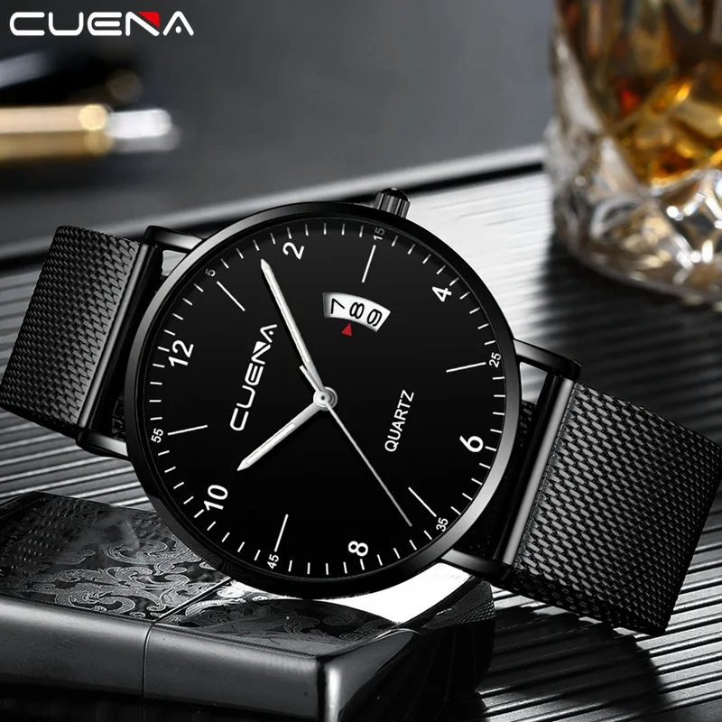 Мужские деловые мужские часы модные классические образцы Reloj кварцевые наручные часы из нержавеющей стали мужские часы relogio masculino подарок