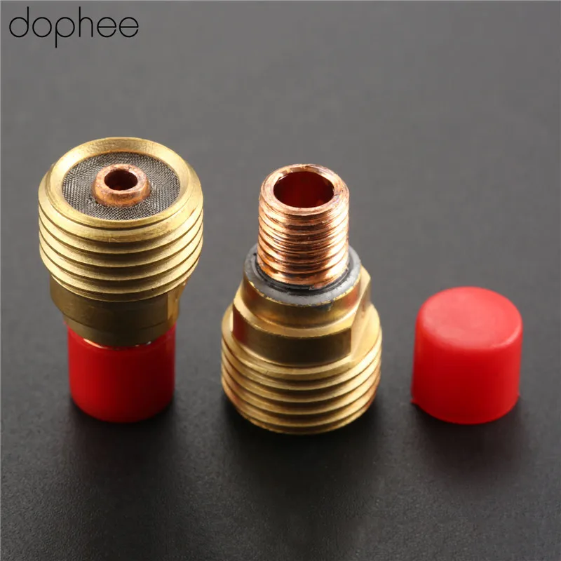 Dophee 3 шт. газовые линзы 45V44 3/32 &quot2 4 мм подходят для сварочных горелок TIG расходные