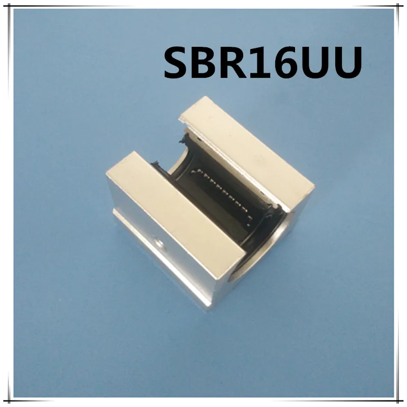 4 шт. SBR16UU SBR16 UU 16 мм линейный подшипник опорный блок открытый скользящий CNC