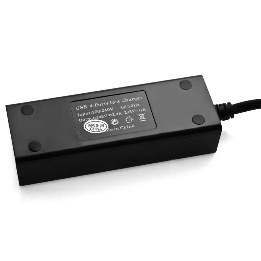 Универсальное 4 порта USB настенное зарядное устройство адаптер питания для