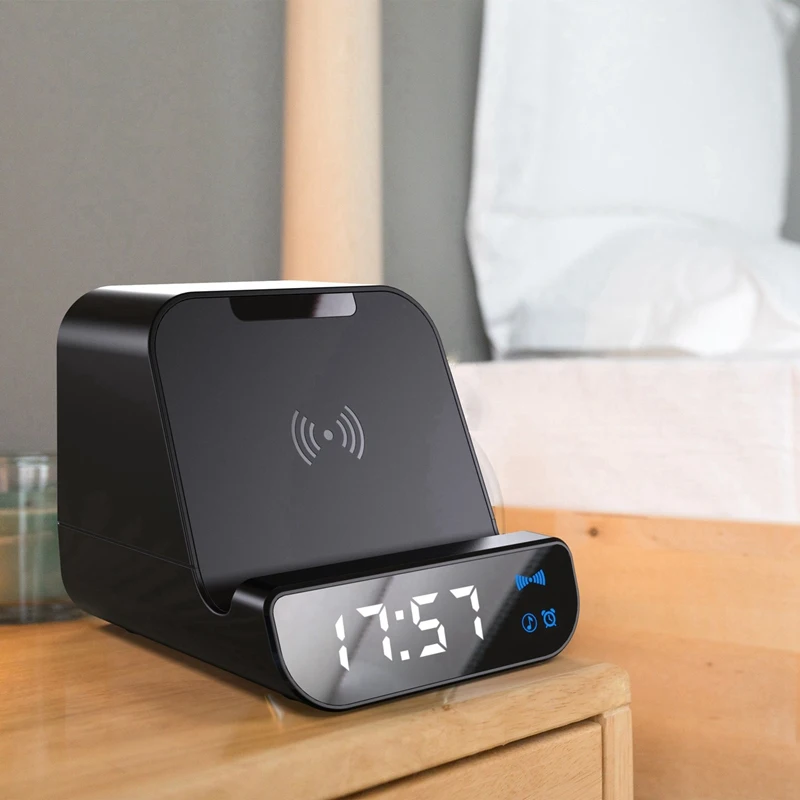 ABGN Горячее предложение-беспроводной Bluetooth динамик Будильник Зарядка мобильного