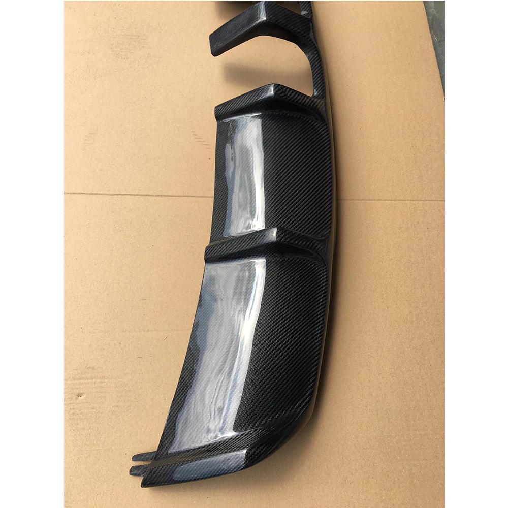 Диффузор для губ заднего бампера из углеродного волокна для Bumper agon Scirocco R R20 Bumper 2009-(не для нормального автомобиля
