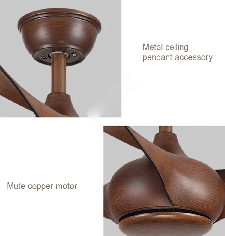 Современный домашний/уличный потолочный вентилятор 52 дюйма с 3 скоростным