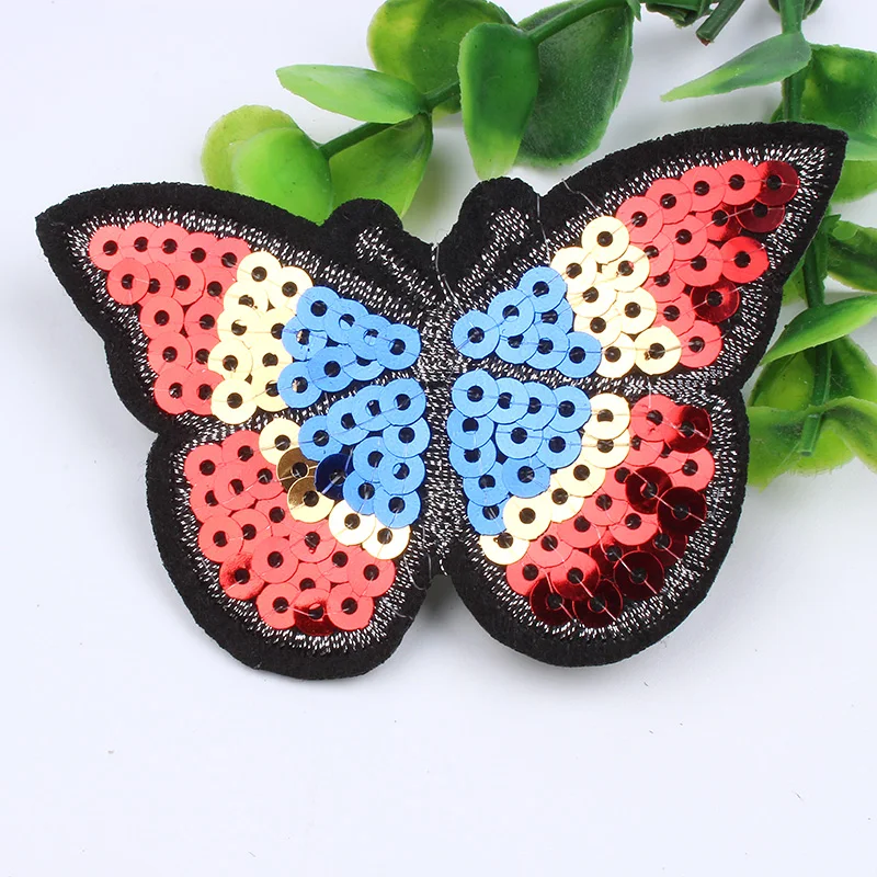 5 шт./лот наклейка с блестками на одежду джинсы рюкзак сумки брюки украшение