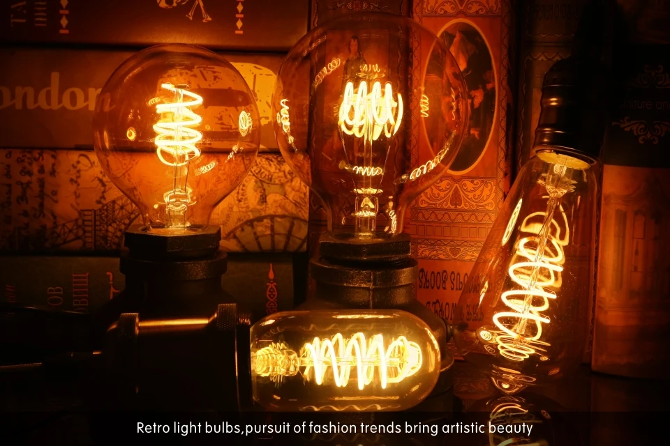 С регулируемой яркостью Edison лампа 4 Вт 2200K C35 T45 A60 ST64 G80 G95 G125 спираль светильник светодиодный Лампа накаливания подвесной светильник в стиле ретро декоративный светильник ИНЖ