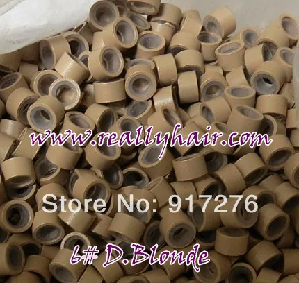 1000 шт./бутылка силиконовые кольца для наращивания волос с бусинами 5 #