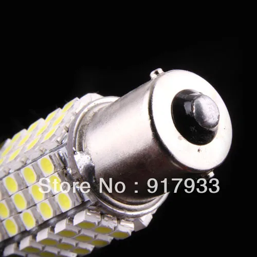 4 шт./лот 1156 120 светодиодный автомобиль 3528 SMD BAY15S чистый белый AC/DC 12 V стоп поворот