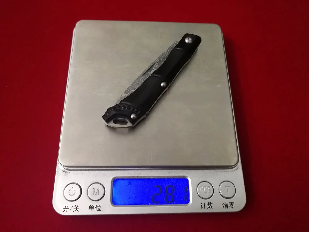 Фирма jonnyjamie UK PEN1 карманный нож складное лезвие VG10 Дамасская сталь с черной эбеновой ручкой резьба по дереву мини EDC нож s