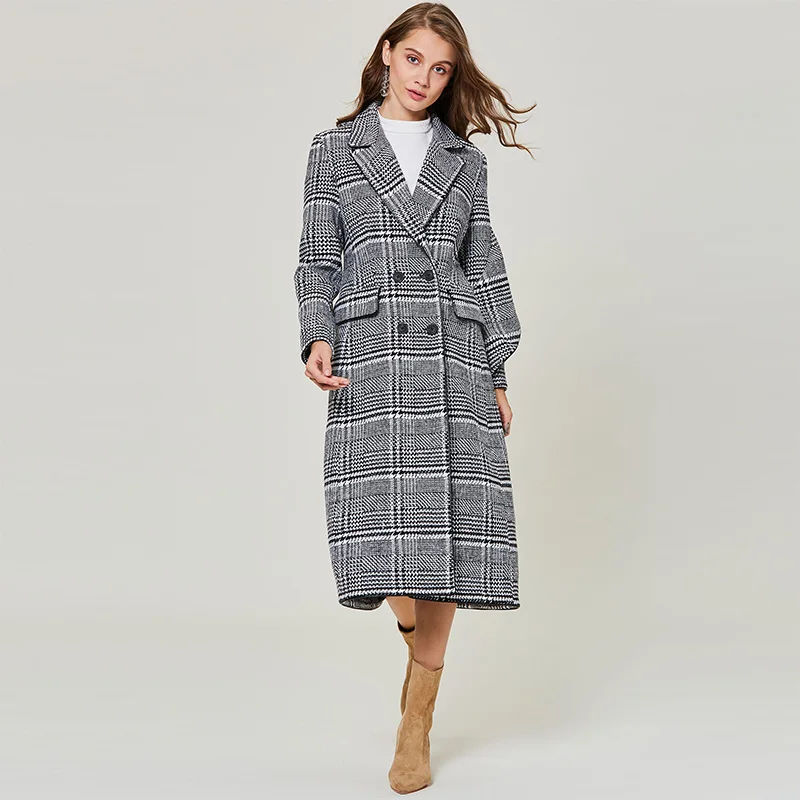 Queenus женщин повседневный пиджак на осень зиму лацканы Асимметричная оборками