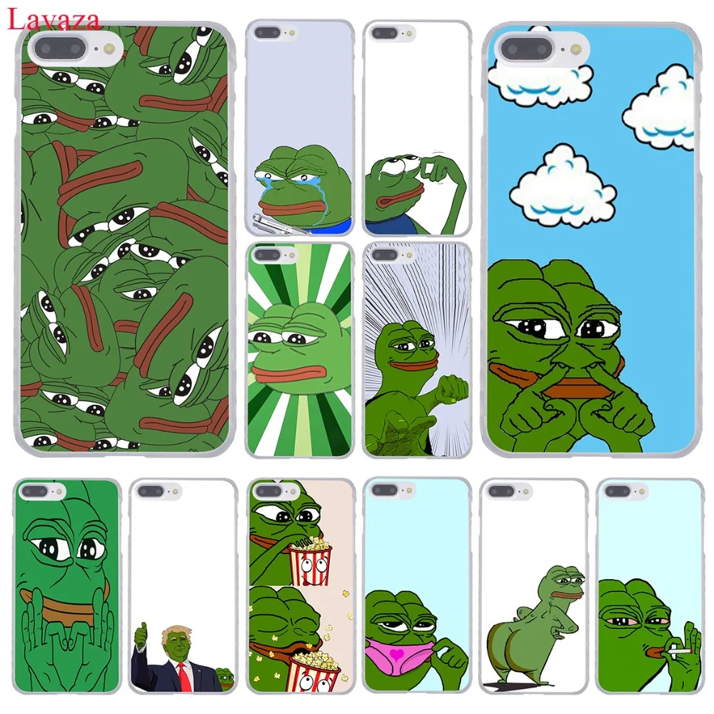 Веселый жесткий чехол для телефона Lavaza с милыми лягушками Meme животными iPhone XR XS X 11