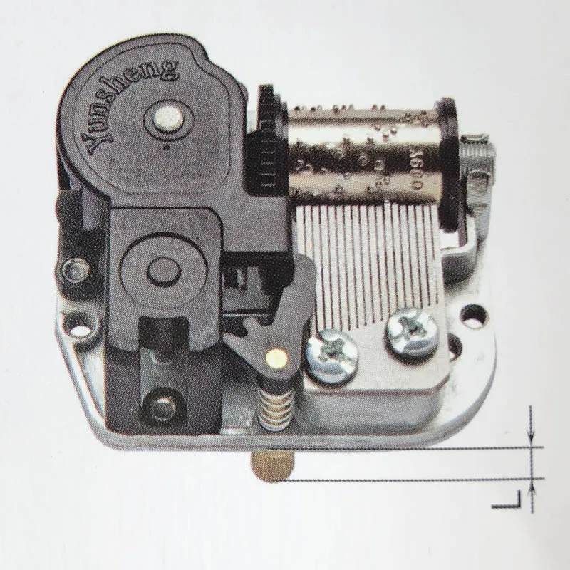 DIY механизм музыкальной коробки с поворотным механизмом включения