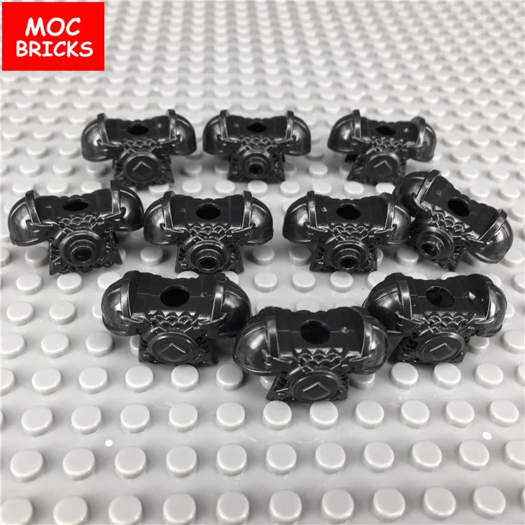 Игрушки MOC 10 шт./лот шлем средневековых рыцарей Рима оружие отпечаток руки