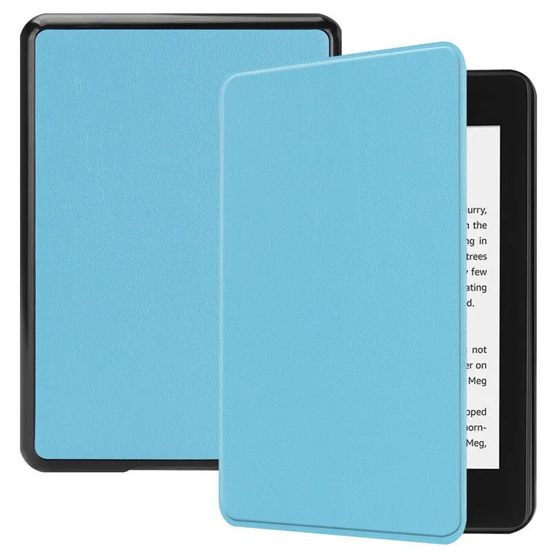 Защитный чехол Shyosucce для Amazon, новинка, kindle 10th Generation, Магнитный кожаный флип-чехол с подставкой, чехол для kindle 10 - Цвет: Sky Blue