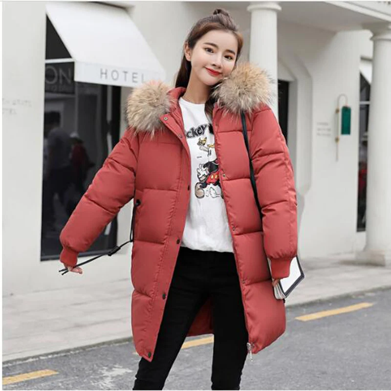 Новое поступление 2018 зимняя куртка женская теплая утепленная верхняя одежда для