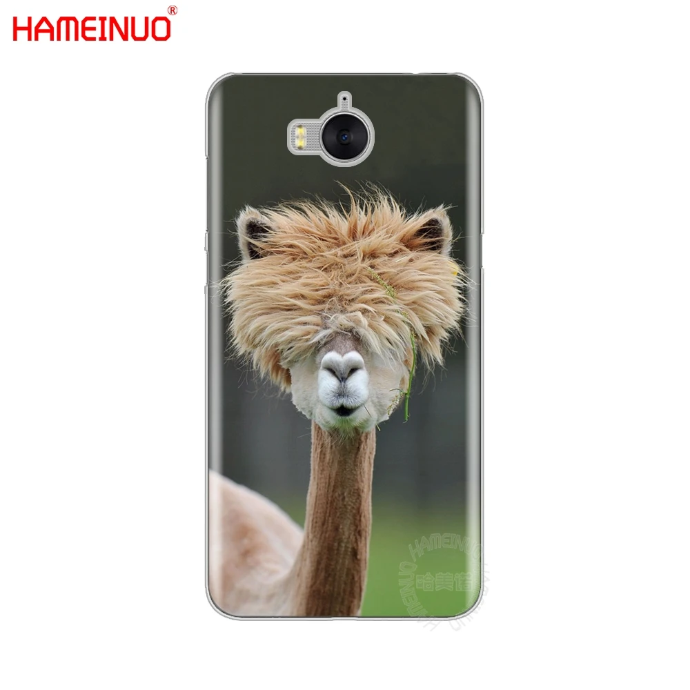 HAMEINUO милый Рождественский чехол для сотового телефона с альпаками huawei honor 3C 4X 4C 5C