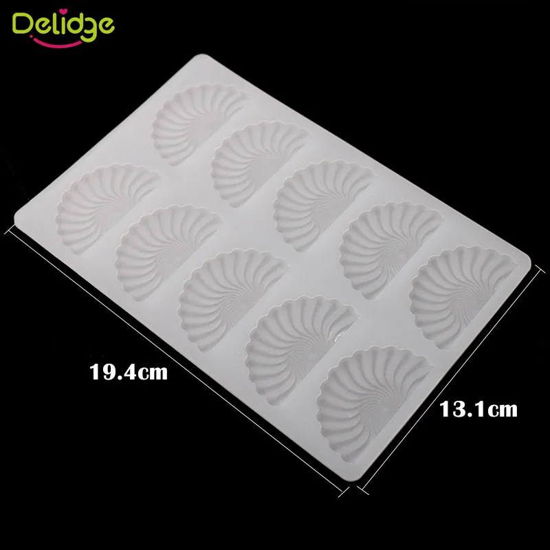 Силиконовые формы для шоколада 1 шт. 3D вентилятор оригинальный инструмент