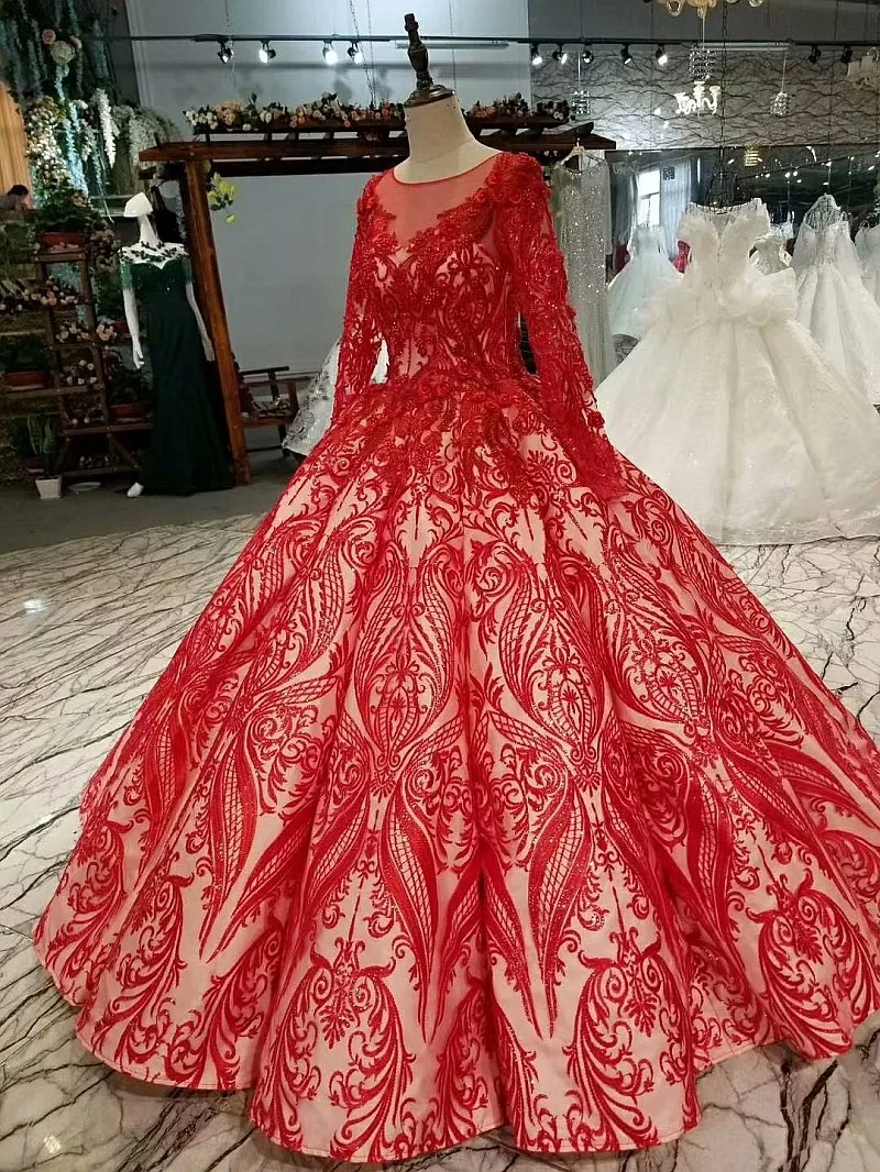 2018 горячая Распродажа бальное платье из тафты длиной до пола свадебное с круглым