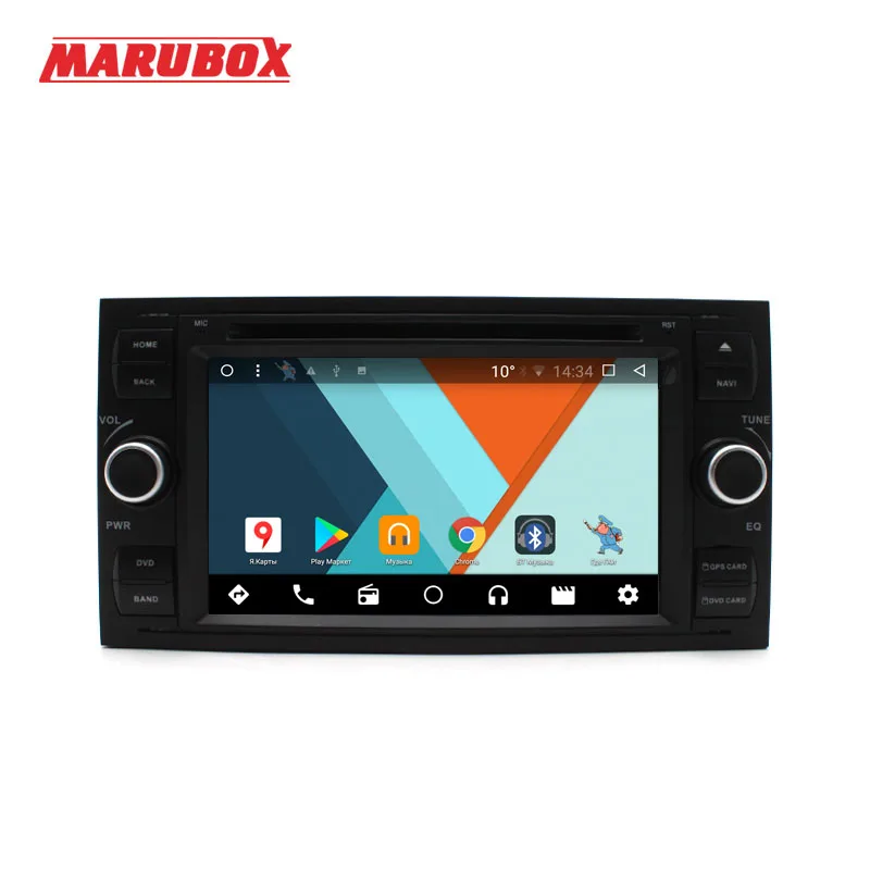 MARUBOX 2 Din Android 8 1 для Ford Focus 2008-2011 Fiesta Mondeo Transit C-Max 7 &quotIPS GPS стерео радио DVD плеер