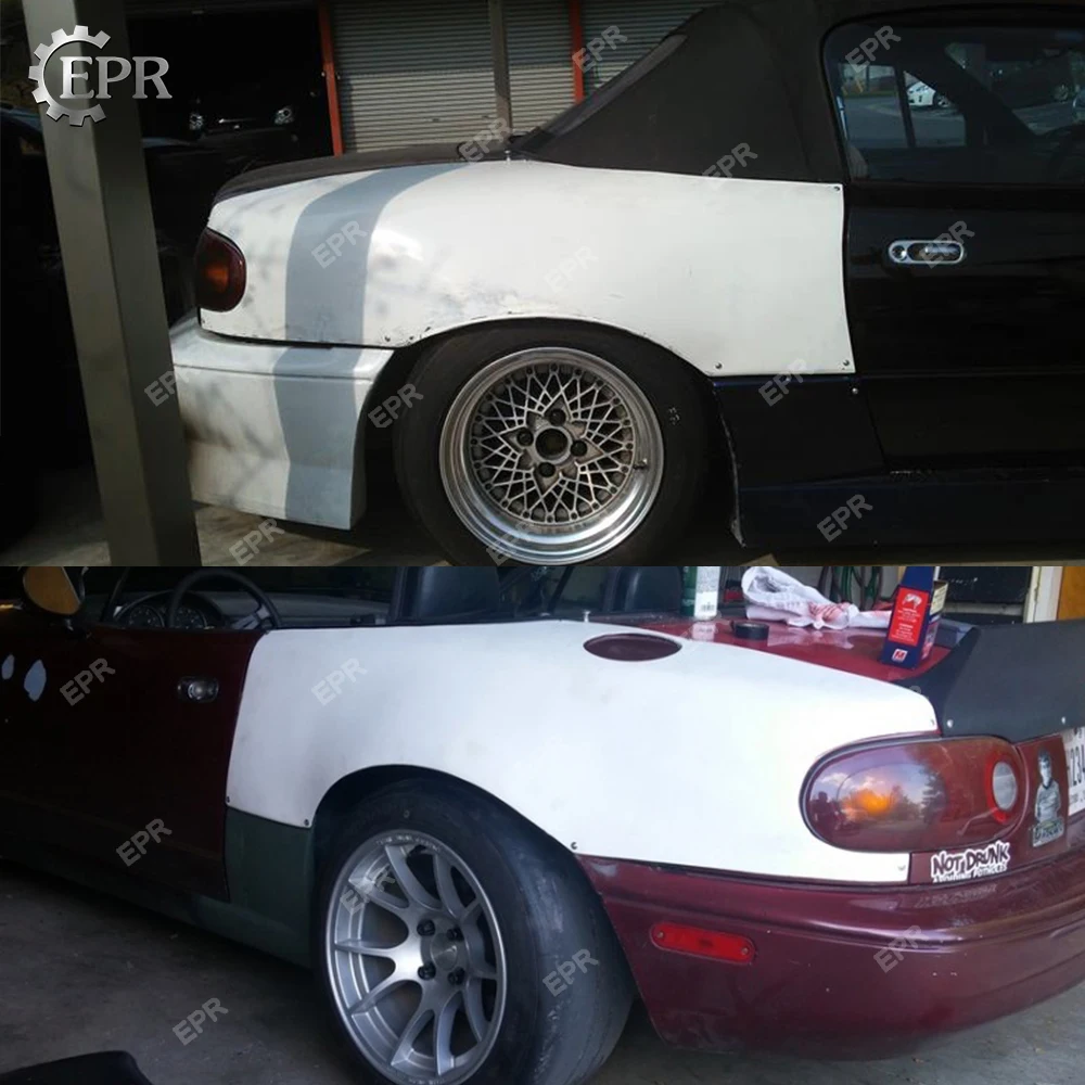 Для Mazda MX5 Miata(1990-1997) Limited STO FRP заднее крыло из стекловолокна(+ 25 мм в ширину) тюнинг часть накладка для MX5 Miata заднее крыло