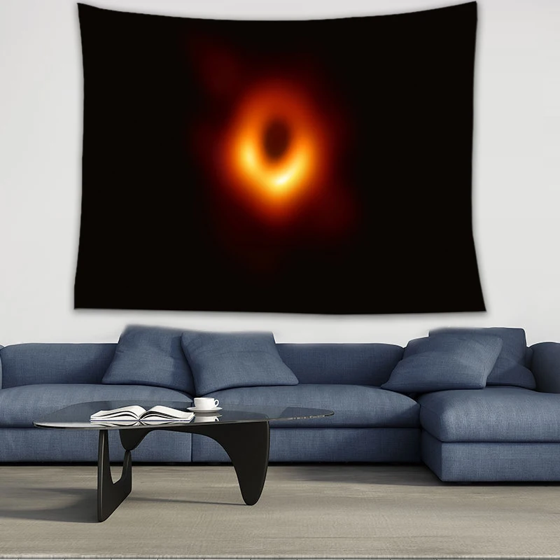 Гобелен с черной дырой модный гобелен 4 размера чехол на спинку кровати скатерть