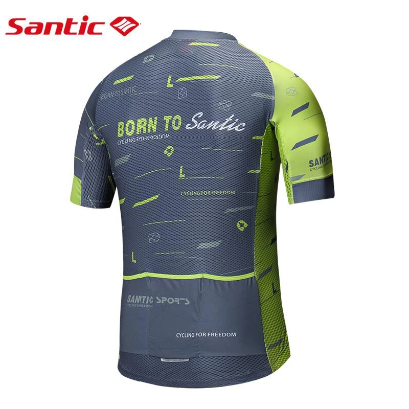 Santic Vélo летняя спортивная футболка с коротким рукавом велосипед Костюмы Майо