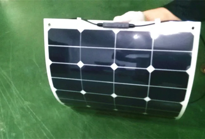 Полугибкая солнечная панель 40 Вт батарея 12 В моноблок sunpower модуль солнечной