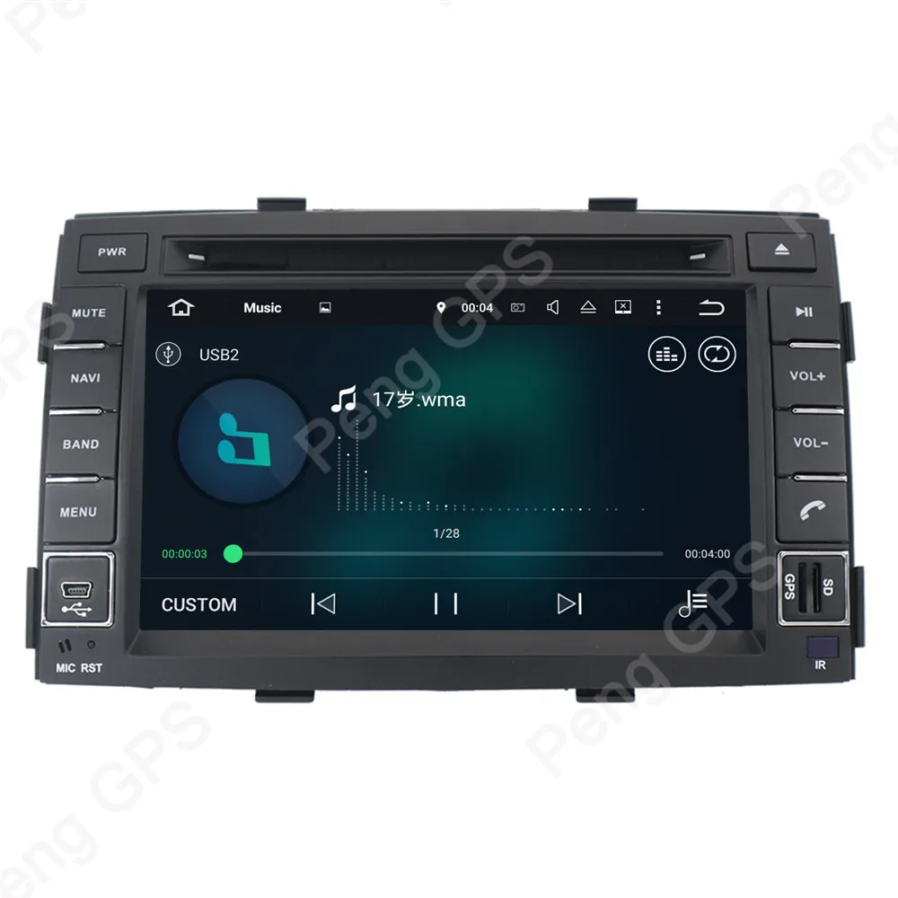 Автомагнитола 2 Din Android 9 0 для Kia Sorento 2010-2012 GPS-навигация CD DVD-плеер Bluetooth головное