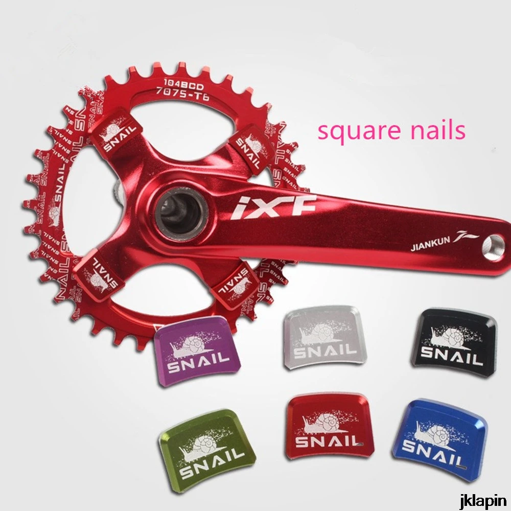 Горный велосипед квадратная пластина гвозди диск алюминиевый сплав красочный