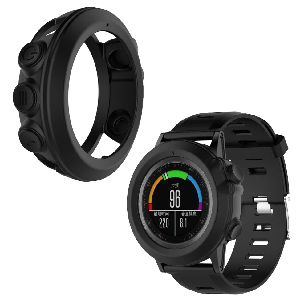 Tschick мягкий силиконовый защитный чехол для Fenix 3 Сапфир/Fenix HR/Quatix 3/Tactix Bravo GPS часы