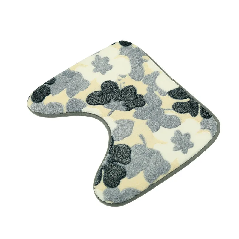 U-Образный Коврик для сиденья унитаза нескользящий коврик ванной комнаты