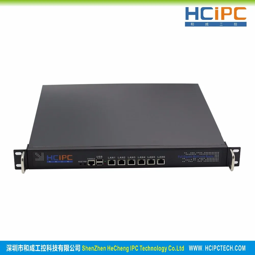 Hcipc B209-1 HCL-SC1037-6LE, 4G+ 64G, C1037U 82583 V 6LAN 8-станция для жесткого диска 1U брандмауэр системы, 6LAN материнская плата, 1U 6LAN сетевой маршрутизатор